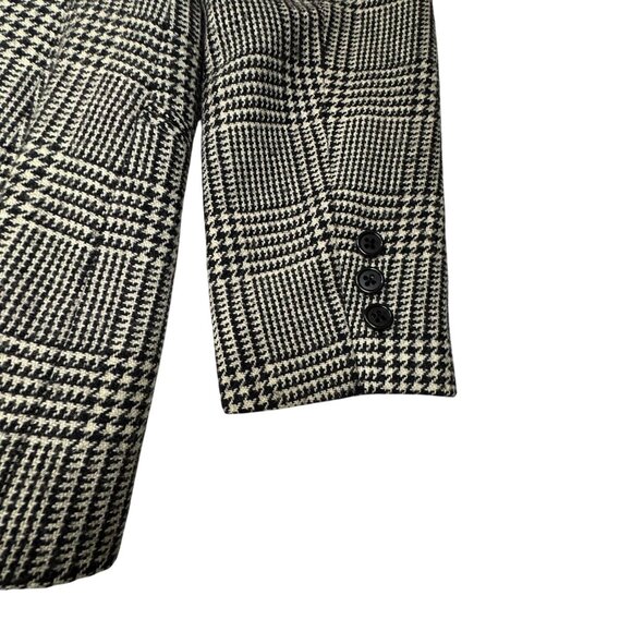 VTG Classiques for Nordstrom Women's Petite Herringbone Size 0 Petite Black Whit - Picture 5 of 8
